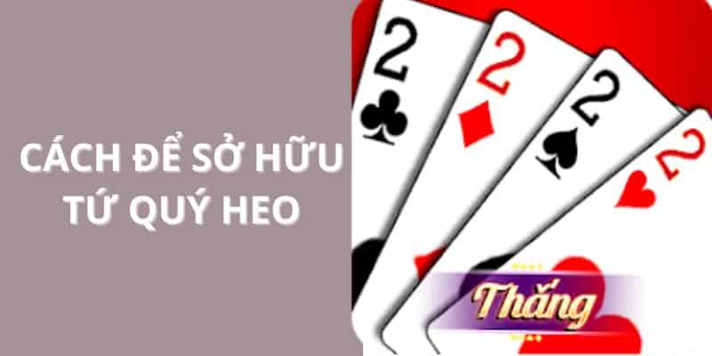 Lợi dụng thủ thuật để có tứ quý heo 